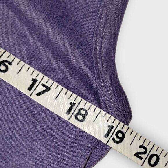 Entro Womens Dress Sz‎ Medium Midi Lavender Tshirt Sleeveless Coastal Beachy - Picture 8 of 10